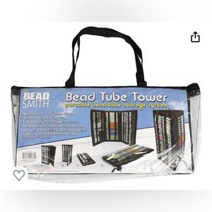 The Beadsmith Bead Tube Tower Organizer For Seed Bead Tubes Or Tools